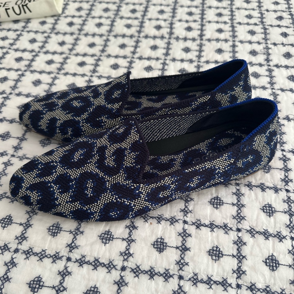 Rothy’s Navy Patterned Women's Loafers
